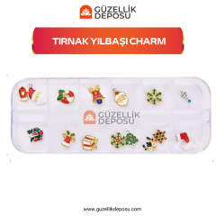 Yılbaşı Tırnak Charm Metal 12'li