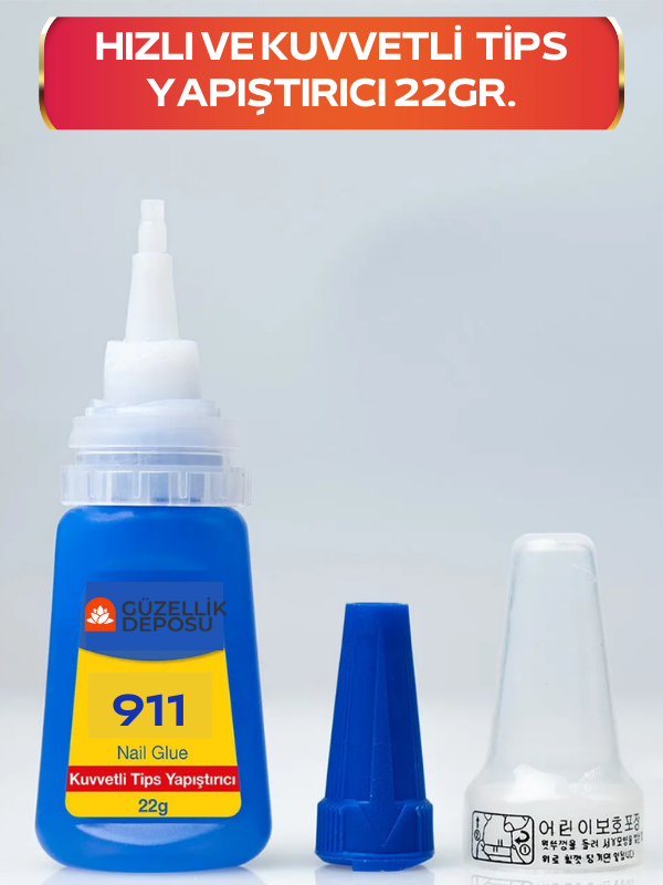 Hızlı Ve Kuvvetli Tips Yapıştırıcı 22 Gr. Tips Yapıştırıcı Takma Tırnak Yapıştırıcı