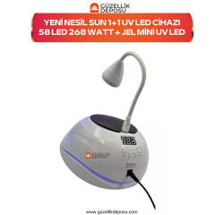 Sun 1+1 57 Led 268 Watt Uv Cihazı + Mini Uv Led