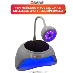 Sun 1+1 57 Led 268 Watt Uv Cihazı + Mini Uv Led