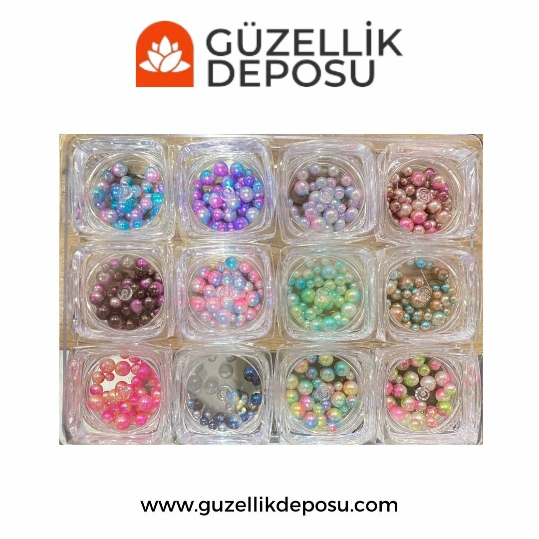 Tırnak Süsleme İnci Taşları 12'li