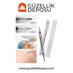 Microblading Kaş İşaretleme ve Ölçüm Kalemi