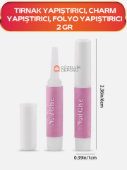 Tırnak Yapıştırıcı , Tırnak Charm Yapıştırıcı, Tırnak Süs Yapıştırıcı, Tırnak Folyo Yapıştırıcı 2 gr