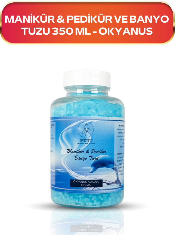 Manikür Pedikür ve Banyo Tuzu Okyanus 350ml