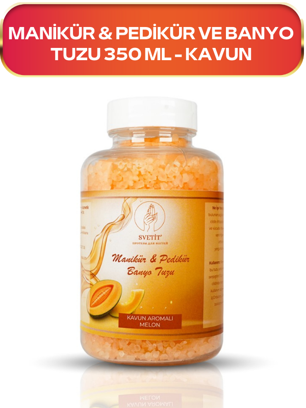 Manikür Pedikür ve Banyo Tuzu Kavun 350ml