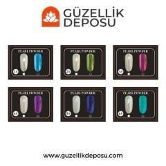 Nail Art İnci Tozu Renk Çeşitleri