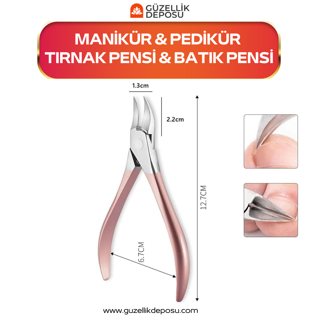 Manikür Pedikür Tırnak Pensi Batık Tırnak Pensi