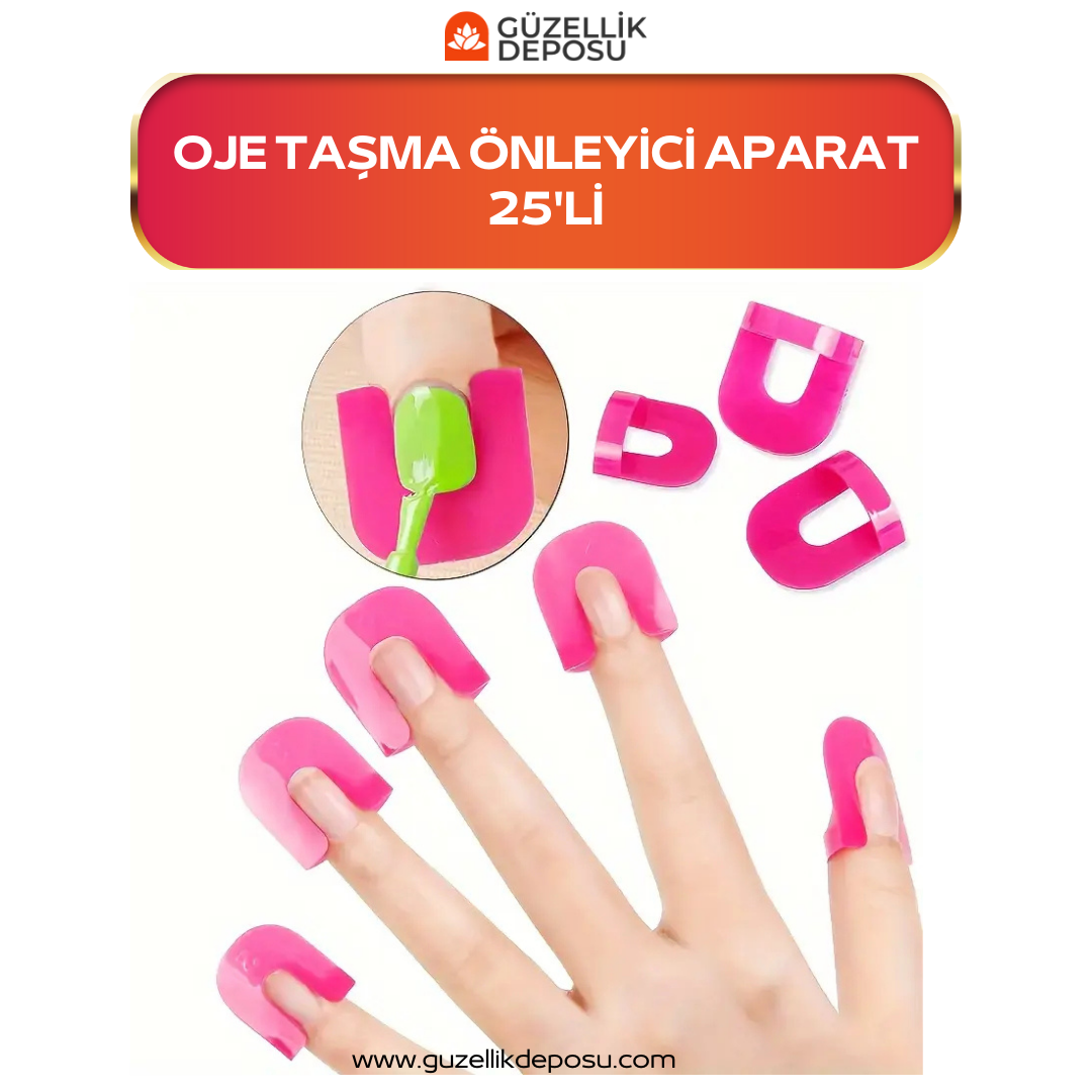Oje Taşma Önleyici Aparat 25'li