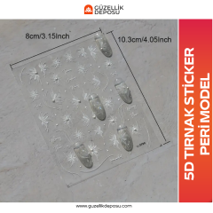5D Tırnak Sticker Peri Desen