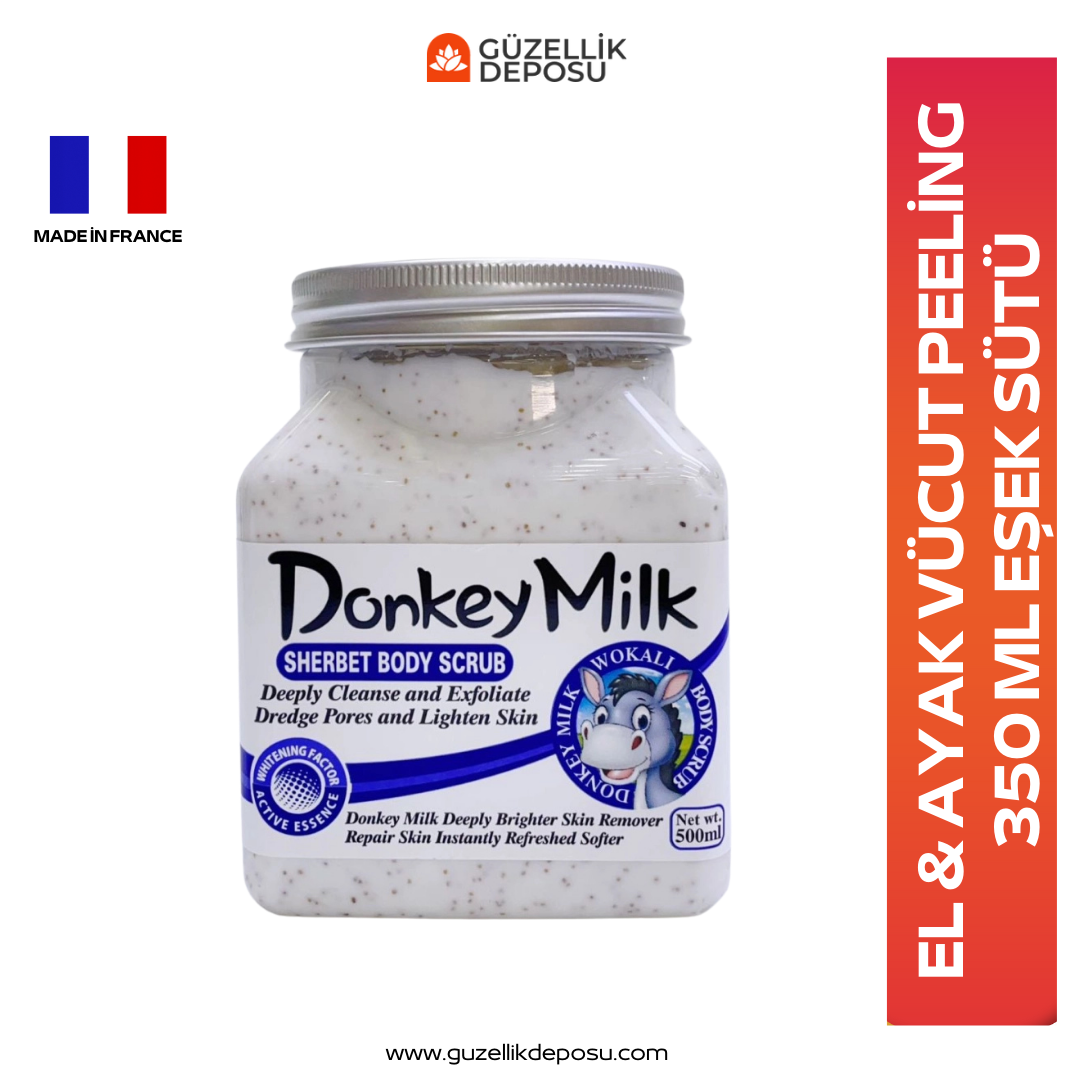 Vokali Sherbet El & Ayak Vücut Peelig 350 ml Eşek Sütü