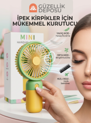 İpek Kirpik Kurutucu Fan