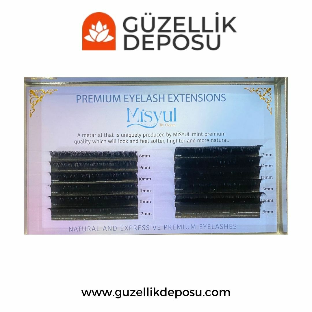 Misyul Çek Bırak İpek Kirpik 07D Kıvrım 8 - 15 mm