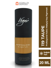 Vogne 119 Taupe - Kalıcı Makyaj Kaş Pigmenti - Microblading & PMU, Yoğun Organik Renk, 20ml
