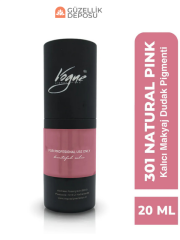 Vogue 301 Natural Pink Kalıcı Makyaj Dudak Pigmenti - PMU Boyası, Profesyonellere Özel, Yoğun Pigment 20ml