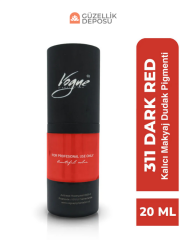 311 Dark Red Kalıcı Makyaj Dudak Pigmenti - PMU Boyası, Profesyonellere Özel, Yoğun Pigment 20ml