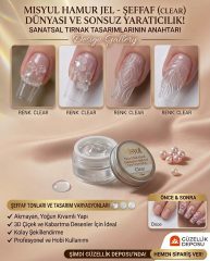 Protez Tırnak Non Stick Hamur Jel Şeffaf