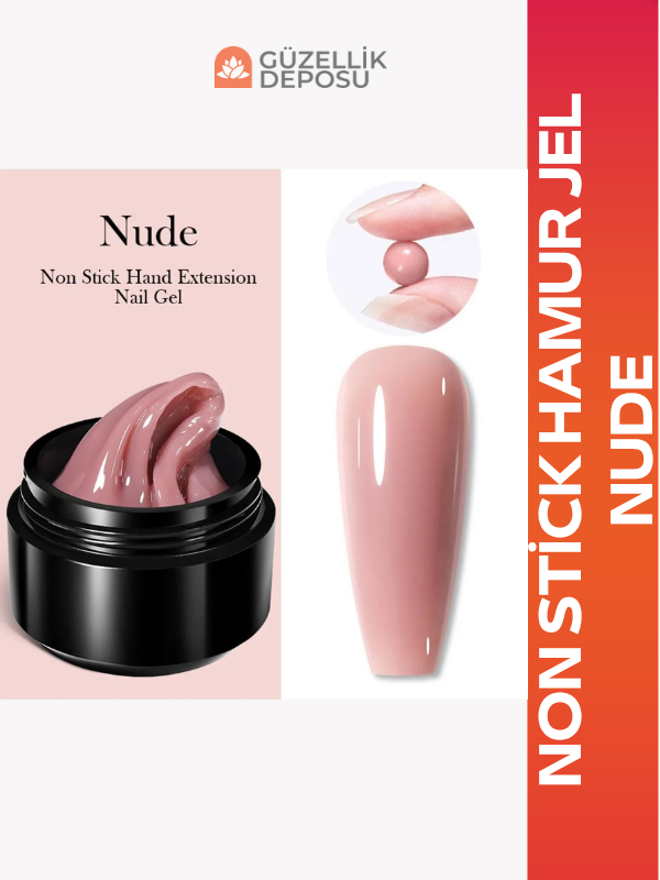 Protez Tırnak Non Stick Hamur Jel Nude