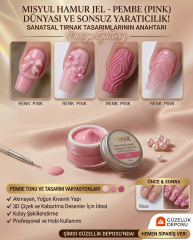Protez Tırnak Non Stick Hamur Jel Pink