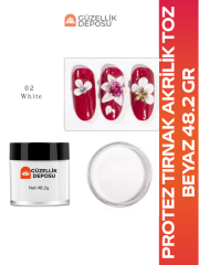 Protez Tırnak Akrilik Toz Beyaz 48.2gr