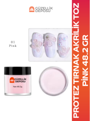 Protez Tırnak Akrilik Toz Pembe (Pink) 48.2gr