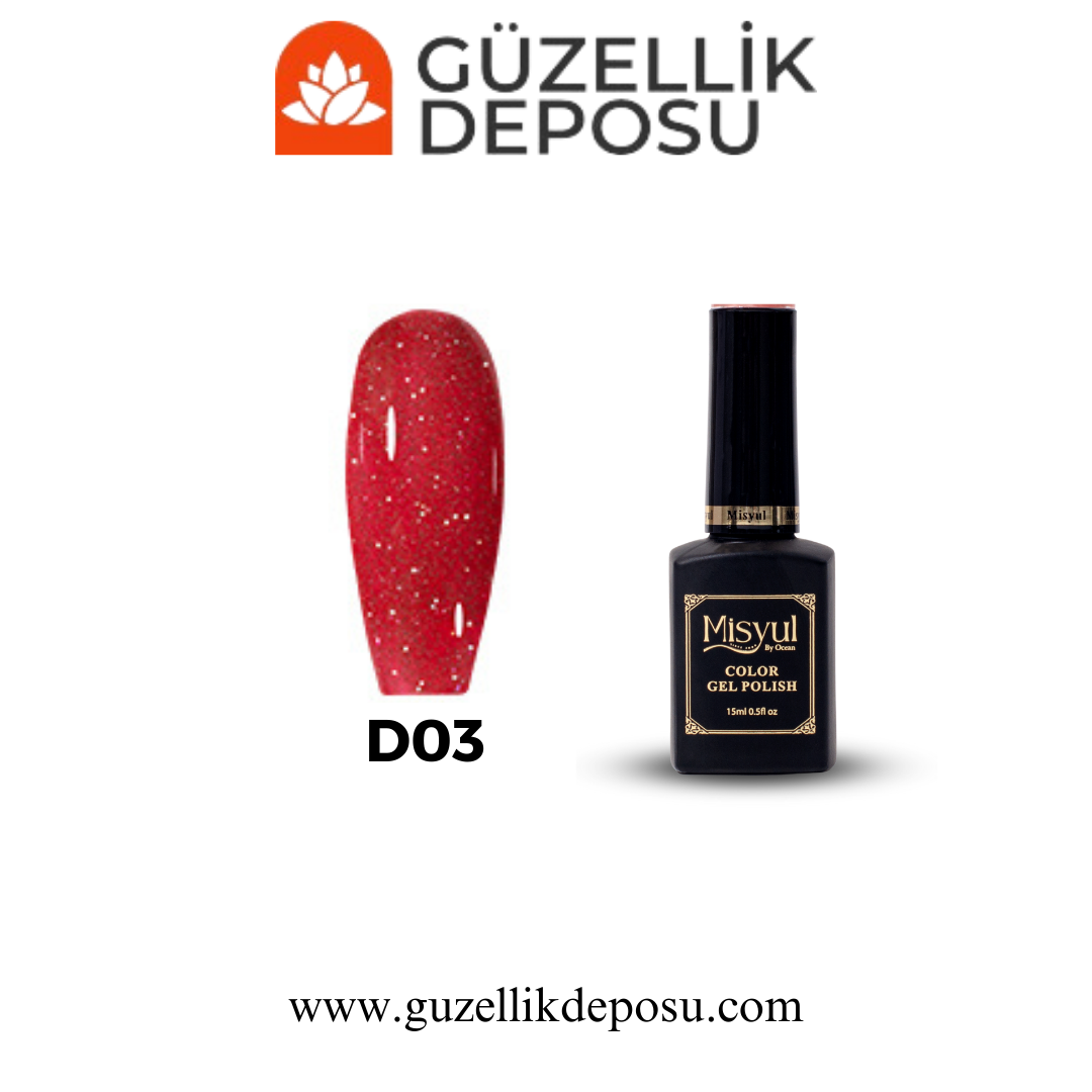 Misyul Disco Kalıcı Oje 15ml D03 (Cat Eye)
