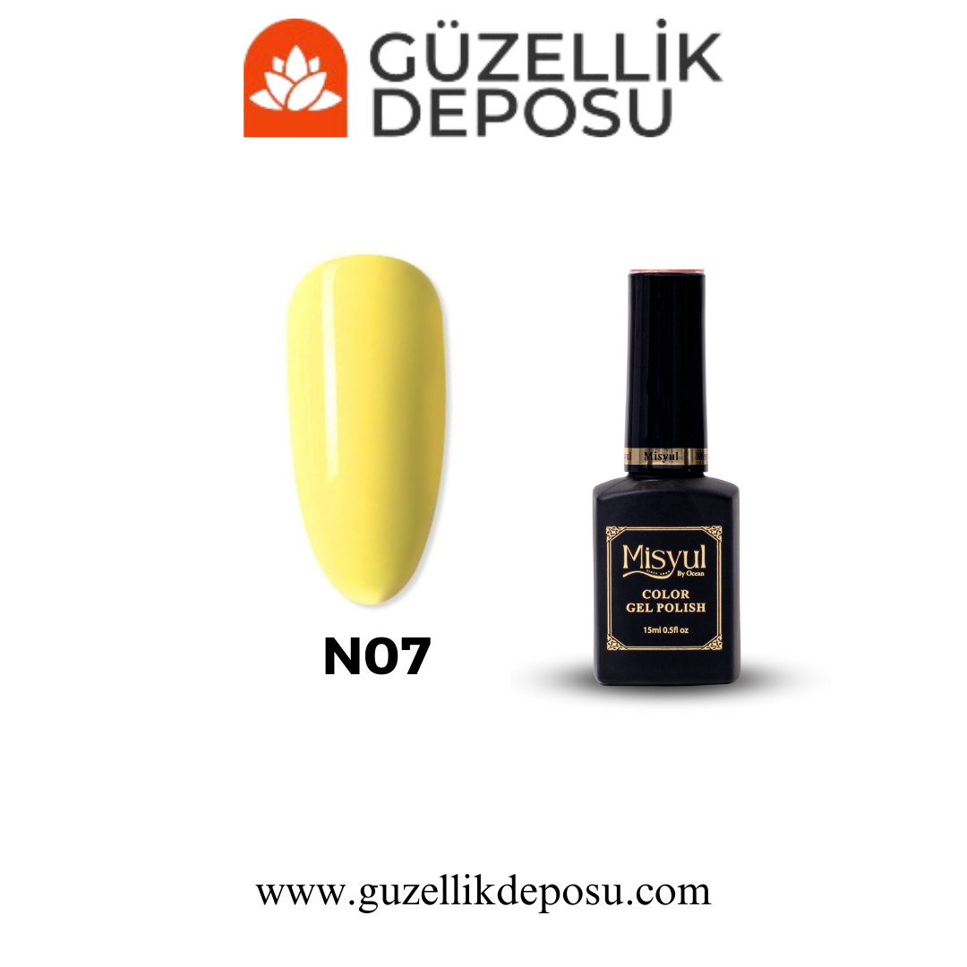 Misyul Sarı Neon Kalıcı Oje 15ml 07