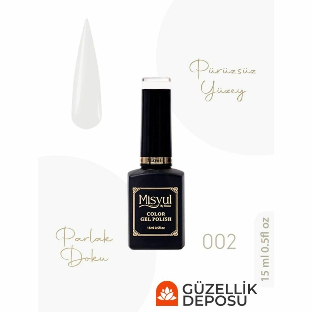 Misyul Nail Art Uv Led Kalıcı Oje 15ml 002