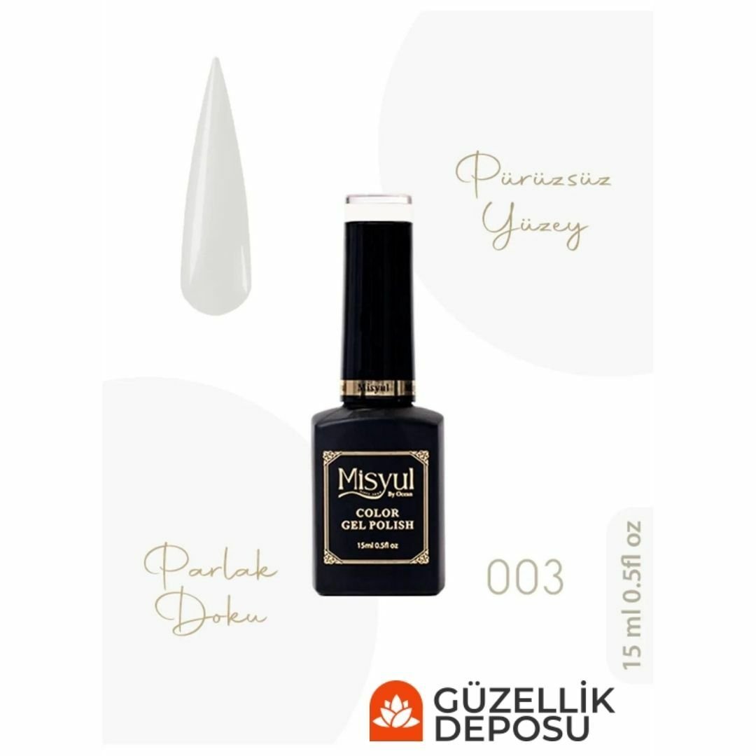 Misyul Nail Art Uv Led Kalıcı Oje 15ml 003