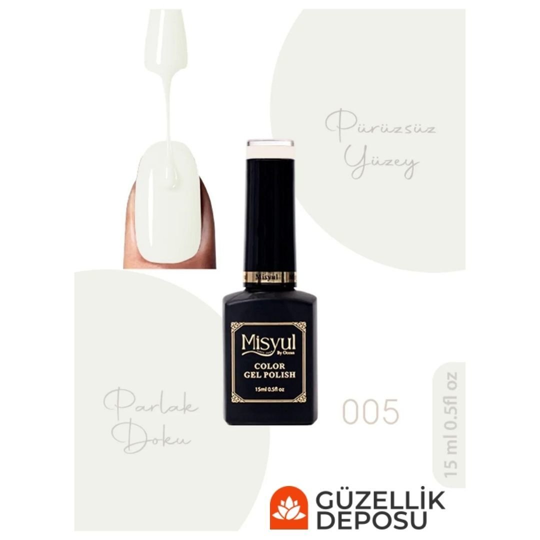 Misyul Nail Art Uv Led Kalıcı Oje 15ml 005