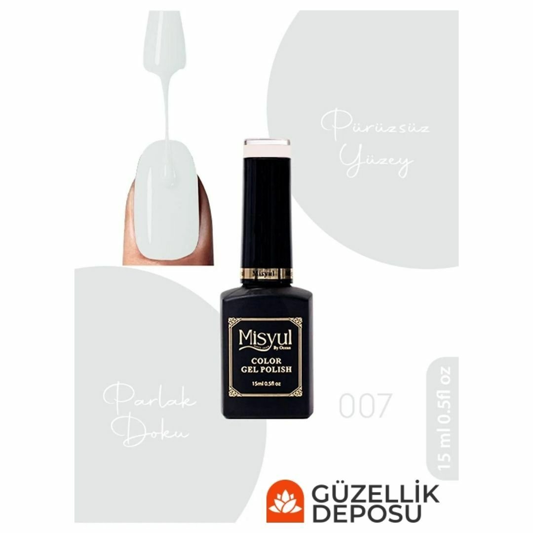 Misyul Nail Art Uv Led Kalıcı Oje 15ml 007
