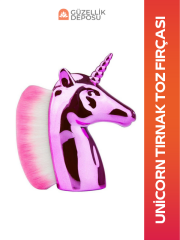 Unicorn Tırnak Toz Fırçası Pembe