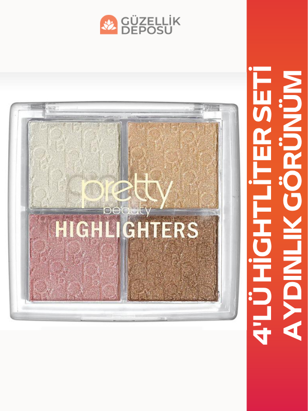 4'lü Highlighter & Aydınlatıcı