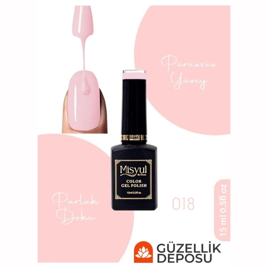 Misyul Nail Art Uv Led Kalıcı Oje 15ml 018