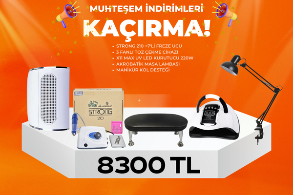 Protez Tırnak Cihaz Seti 10