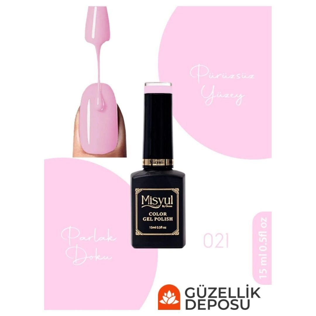 Misyul Nail Art Uv Led Kalıcı Oje 15ml 021