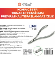 Nghia Tırnak Et Pensi C36TR 5mm Premium Kalite