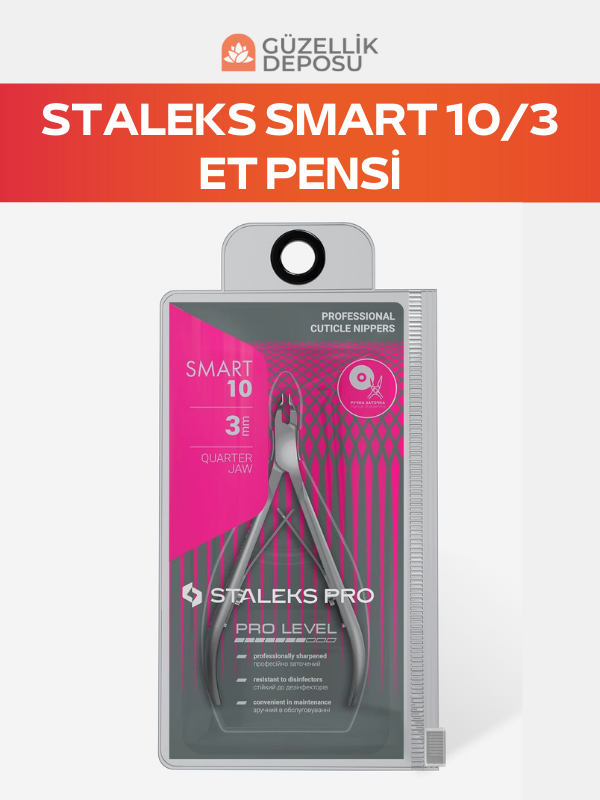 Staleks Pro Smart 10 3mm Tırnak Et Pensi