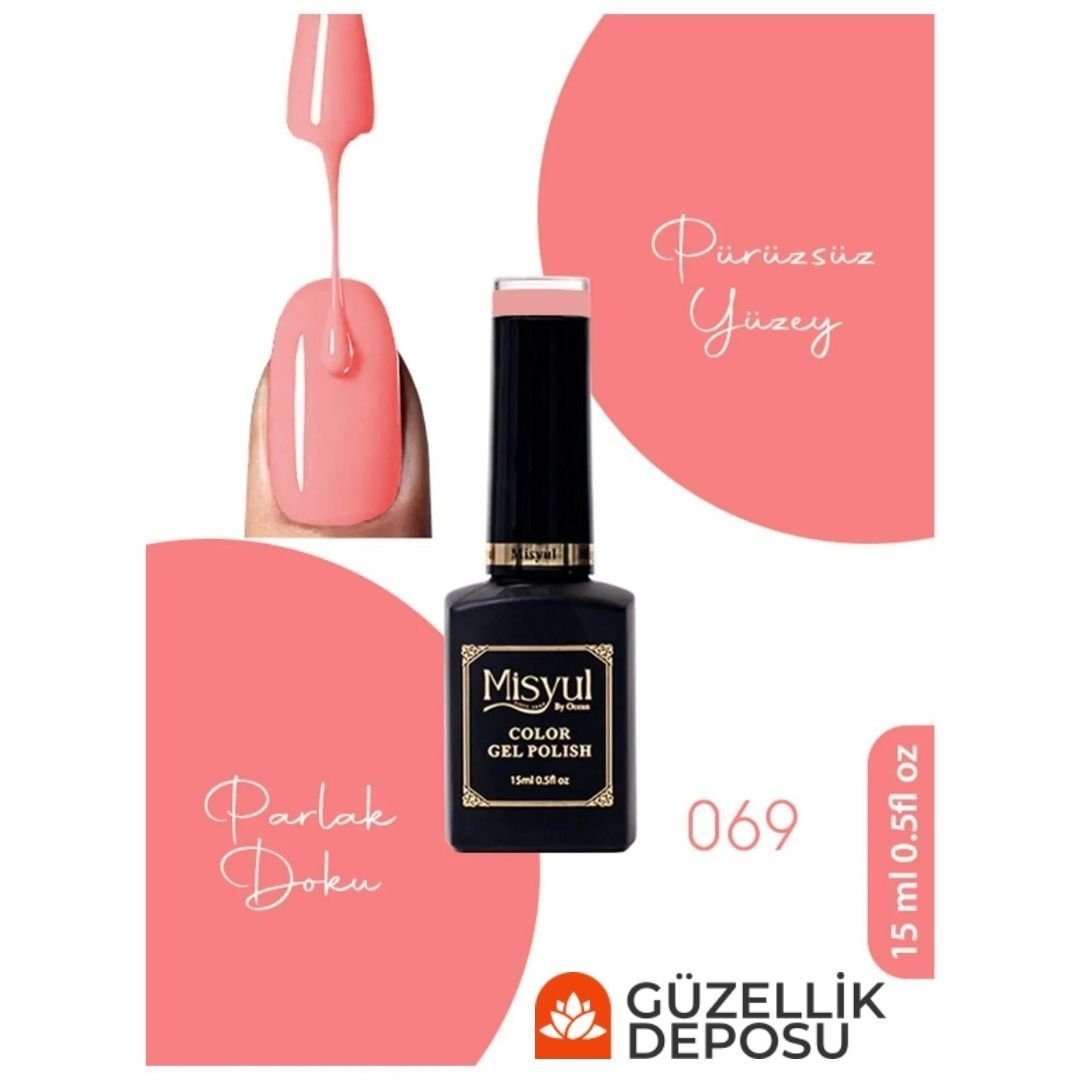 ﻿Misyul Nail Art Uv Led Kalıcı Oje 15ml 069
