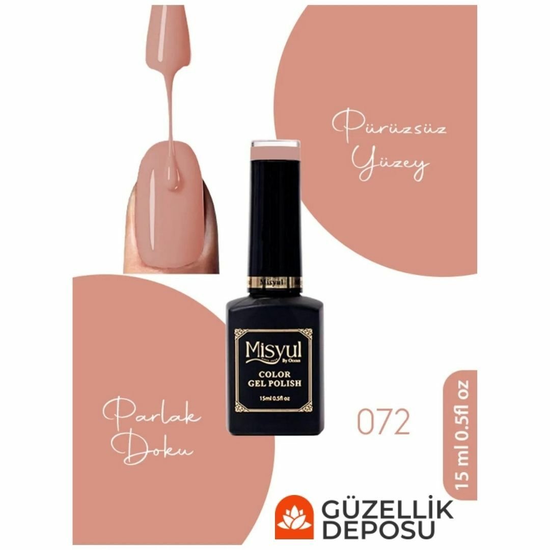 ﻿Misyul Nail Art Uv Led Kalıcı Oje 15ml 072