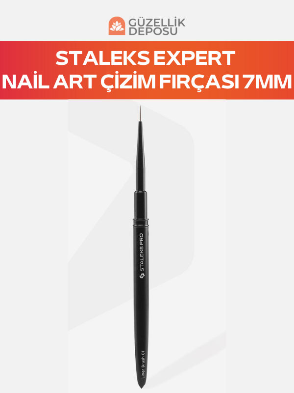 Staleks Pro Nail Art Çizim Fırçası 7mm