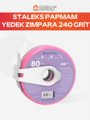 Staleks Expert Yedek PapmAm Beyaz Bant Törpü, STALEKS PRO Plastik Bobinde, 240 Grit