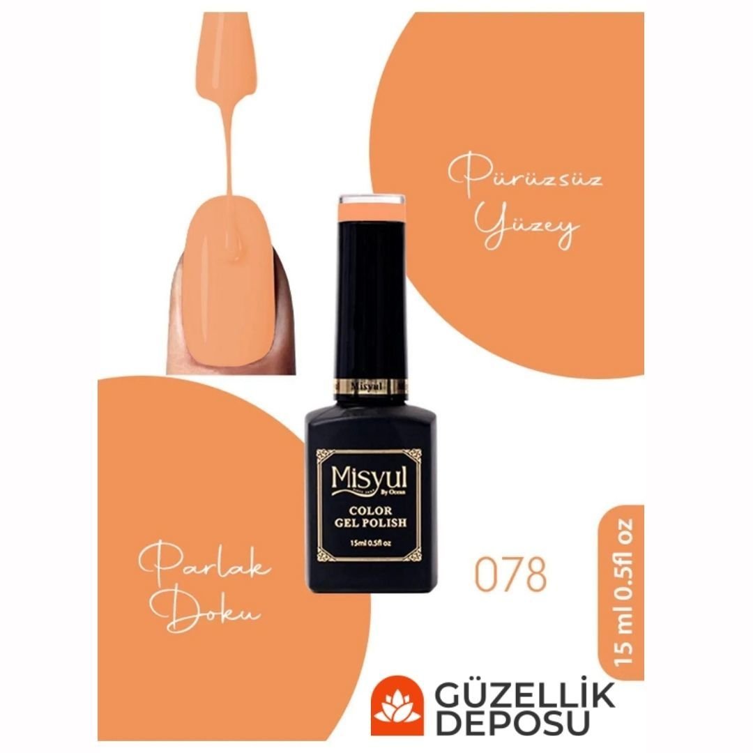 ﻿Misyul Nail Art Uv Led Kalıcı Oje 15ml 078
