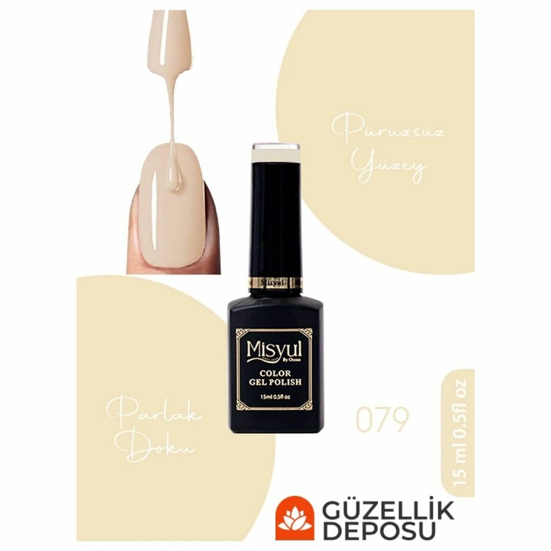 ﻿Misyul Nail Art Uv Led Kalıcı Oje 15ml 079