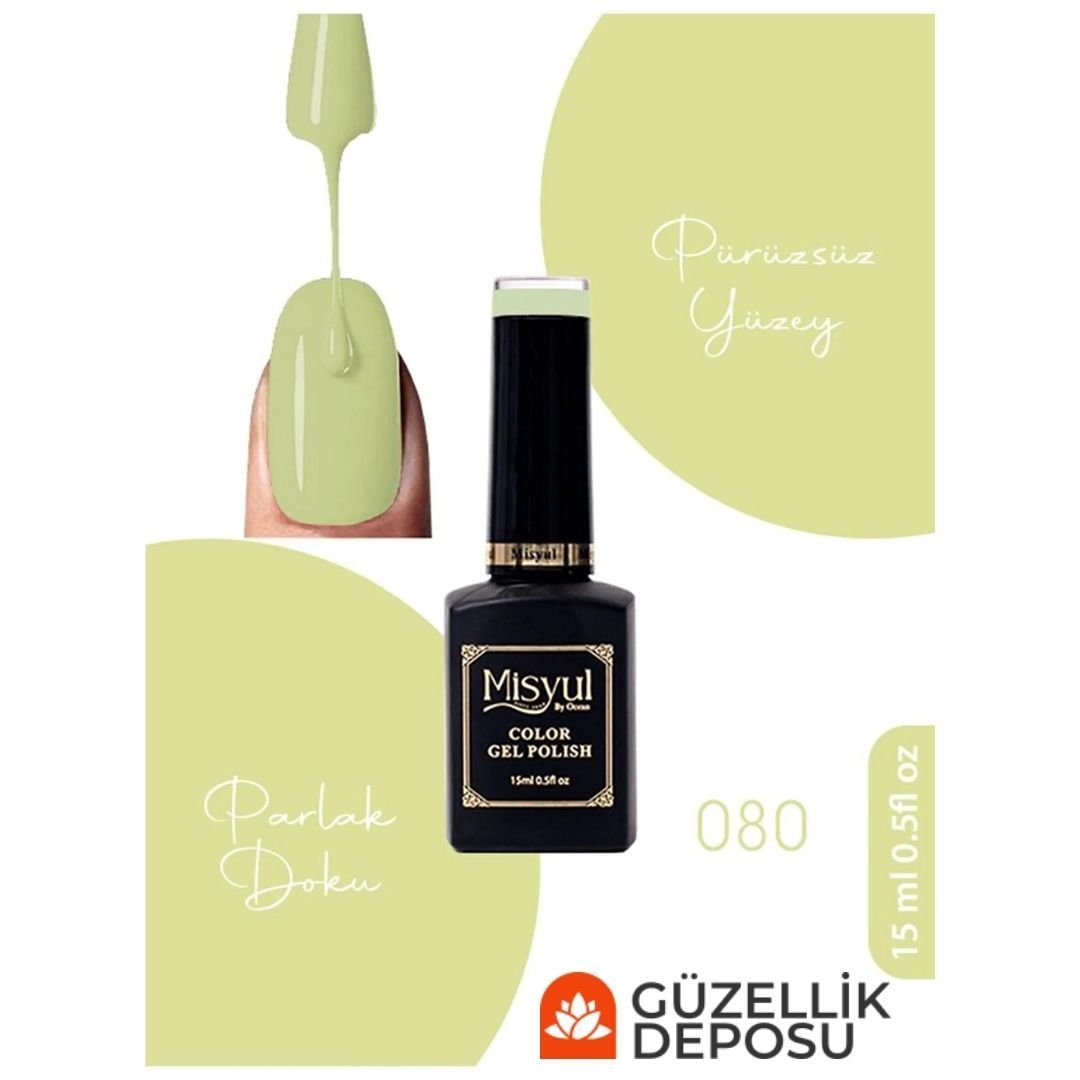 ﻿Misyul Nail Art Uv Led Kalıcı Oje 15ml 080