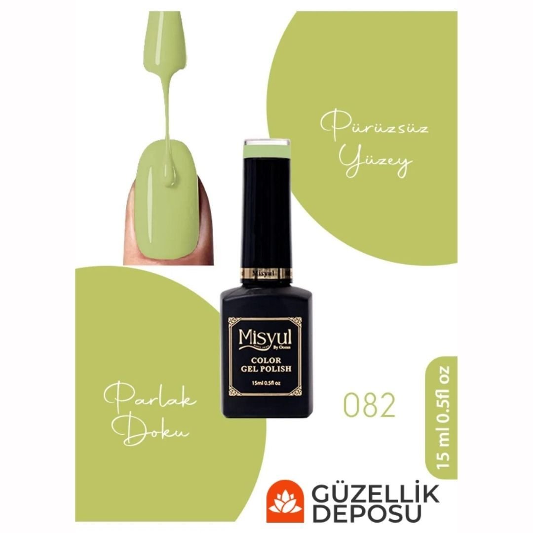 ﻿Misyul Nail Art Uv Led Kalıcı Oje 15ml 082