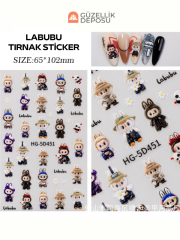 Labubu Tırnak Sticker 2