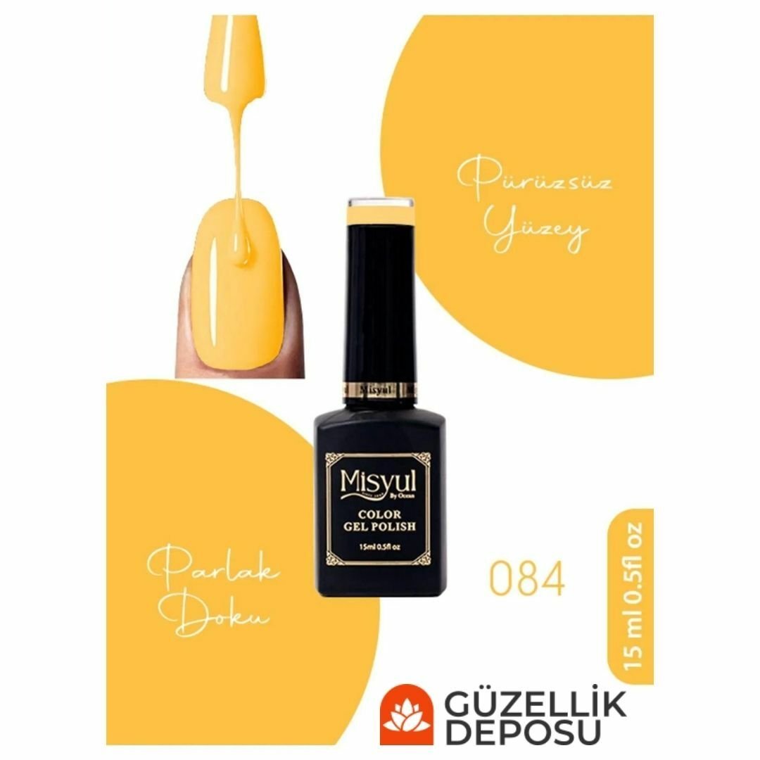 ﻿Misyul Nail Art Uv Led Kalıcı Oje 15ml 084