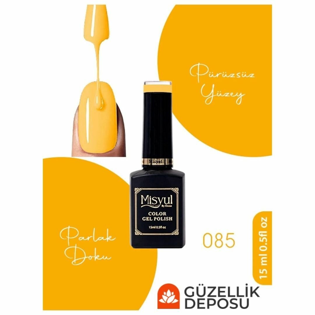 ﻿Misyul Nail Art Uv Led Kalıcı Oje 15ml 085