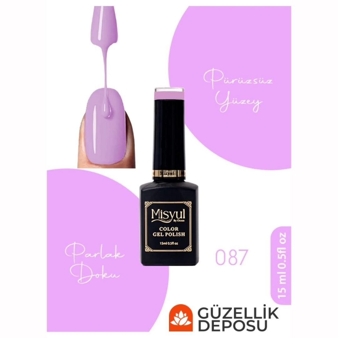 ﻿Misyul Nail Art Uv Led Kalıcı Oje 15ml 087
