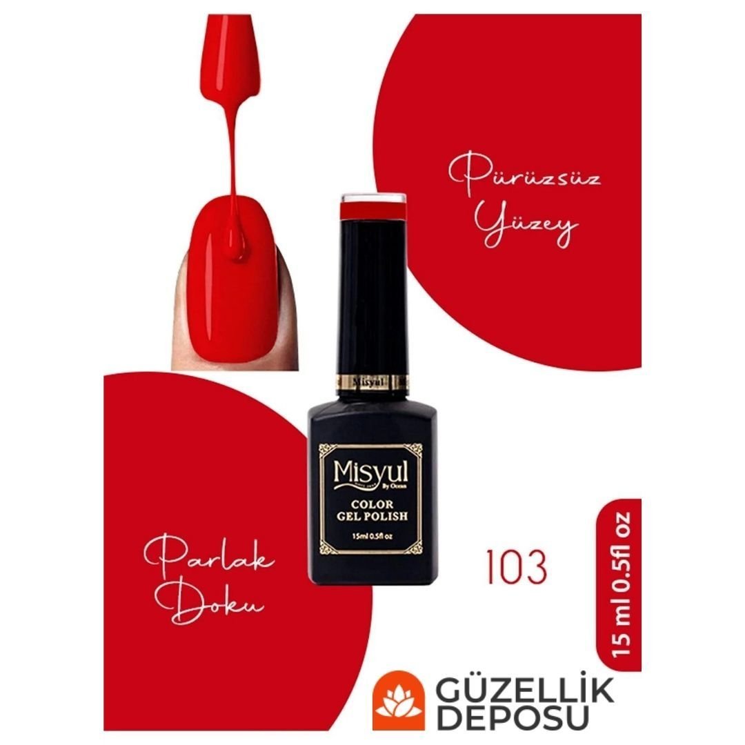 ﻿Misyul Nail Art Uv Led Kalıcı Oje 15ml 103